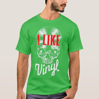 Ik hou van vinyllover Record Collector Gothic T-shirt