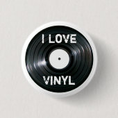 Ik hou van vinylplaat Button (Voorkant)