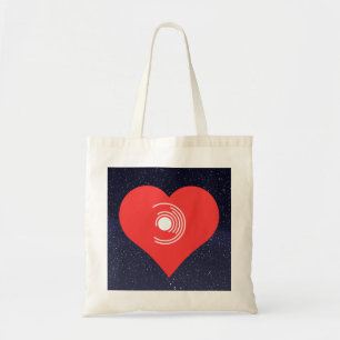 Ik hou van vinylrecords Modern Tote Bag