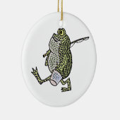 Ik hou van vissen! keramisch ornament (Rechts)