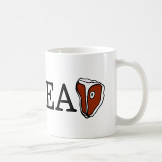 Ik hou van vlees koffiemok