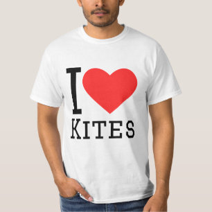 Ik hou van vliegers t-shirt