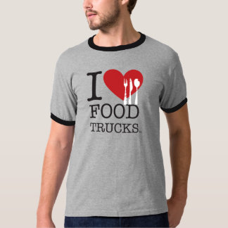 Ik hou van voedseltrucks t-shirt