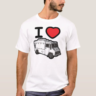 Ik hou van voedseltrucks! t-shirt