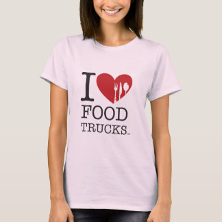 Ik hou van voedseltrucks t-shirt