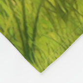 Ik hou van Voetbal met Monogram Fleece Deken (Hoek)