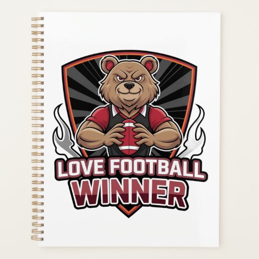 Ik hou van voetbal  planner (Voorkant)