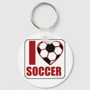 Ik hou van voetbal! sleutelhanger