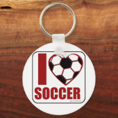 Ik hou van voetbal! sleutelhanger (Voorkant)