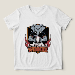 Ik hou van voetbal Tri-Blend shirt