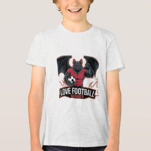 Ik hou van voetbal Tri-Blend shirt