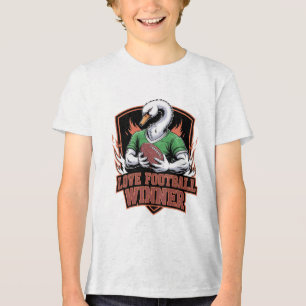 Ik hou van voetbal Tri-Blend shirt