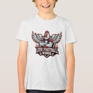 Ik hou van voetbal Tri-Blend shirt