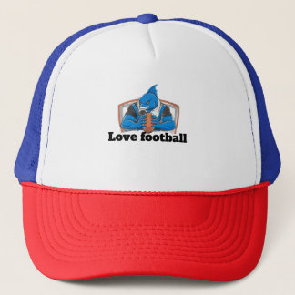Ik hou van voetbal trucker pet
