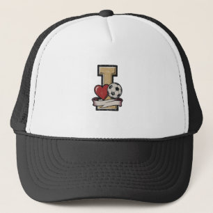 Ik Hou Van Voetbal Vintage Truckerhoed Trucker Pet