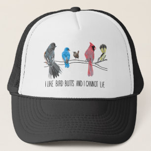 Ik hou van vogelboter en ik kan niet liegen trucker pet