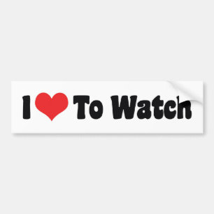 Ik hou van vogels kijken - Vogel liefhebber Bumpersticker
