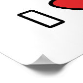 Ik hou van Volleybal! Poster (Hoek)