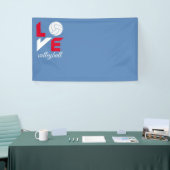 Ik hou van volleybal spandoek (Beurs)