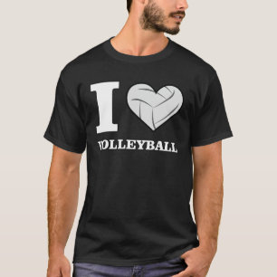 Ik hou van volleybal t-shirt