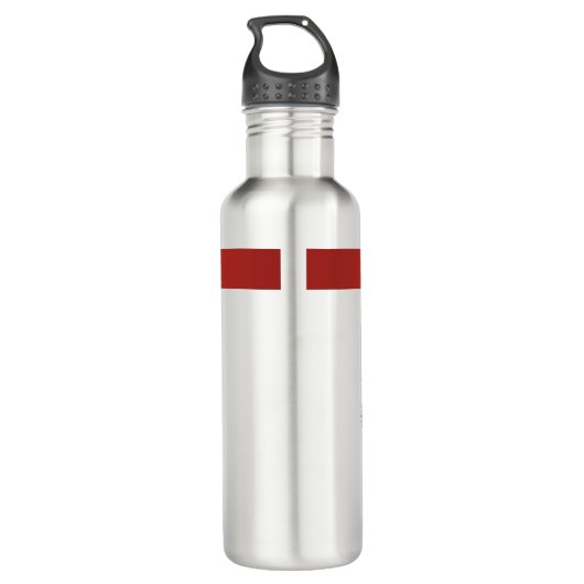 Ik hou van vossen Schattigee hart waterfles Waterfles (Achterkant)