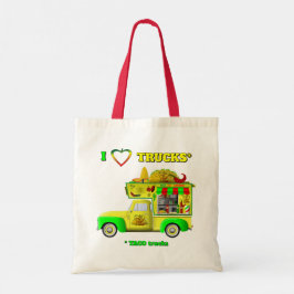 Ik hou van vrachtwagens (Taco Trucks) Tote Bag