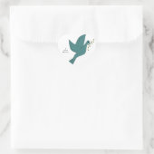 Ik hou van VREDE! Hart Sticker (Tas)