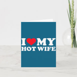 Ik hou van vrouw rood hart vrouw kaart