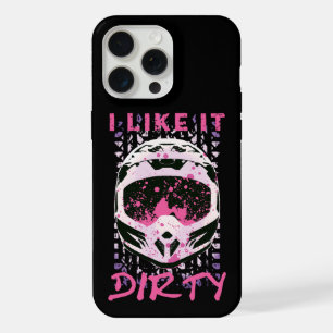 Ik Hou van Vuil - Grappige Dirt Bike Quote iPhone 15 Pro Max Hoesje