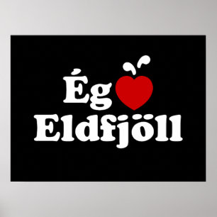 Ik hou van vulkanen [Ég Elska Eldfjöll] Poster