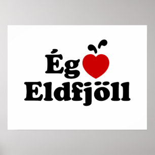Ik hou van vulkanen [Ég Elska Eldfjöll] Poster