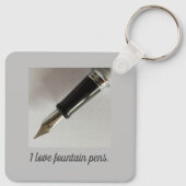 Ik hou van vulpennen sleutelhanger (Achterkant)