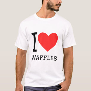Ik hou van wafels t-shirt