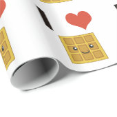 Ik hou van Waffles Cadeaupapier (Rol Hoek)