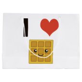 Ik hou van Waffles Large Cadeauzakje (Achterkant)