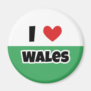 Ik hou van Wales Magneet