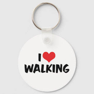 Ik Hou Van Wandelen Sleutelhanger