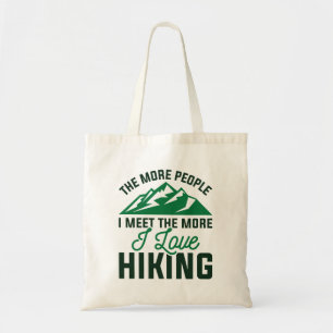 Ik hou van wandelen tote bag