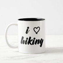 Ik hou van wandelende Mok