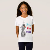 Ik hou van warme knuffels t-shirt (Voorkant volledig)