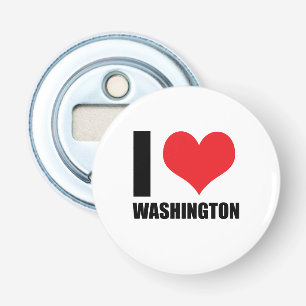 Ik hou van Washington Button Flesopener