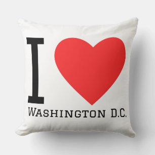 Ik hou van Washington D.C. Kussen