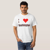 Ik hou van Washington T-shirt (Voorkant volledig)