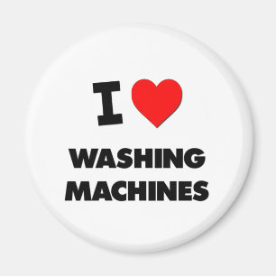Ik hou van wasmachines magneet