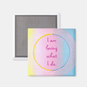 Ik hou van wat ik doe, bevestiging kunstmagneten magneet (Voorkant / Achterkant)