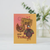 Ik hou van wat Thanksgiving Briefkaart Turkije (Staand voorkant)