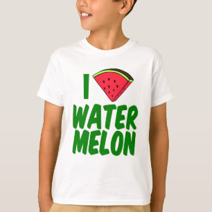 Ik hou van watermeloen Kinderen T-shirt