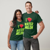 Ik hou van watermeloen zomer t-shirt (Unisex)