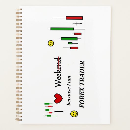 Ik hou van week Forex Trader Planner (Voorkant)