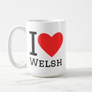 Ik hou van Welsh Koffiemok